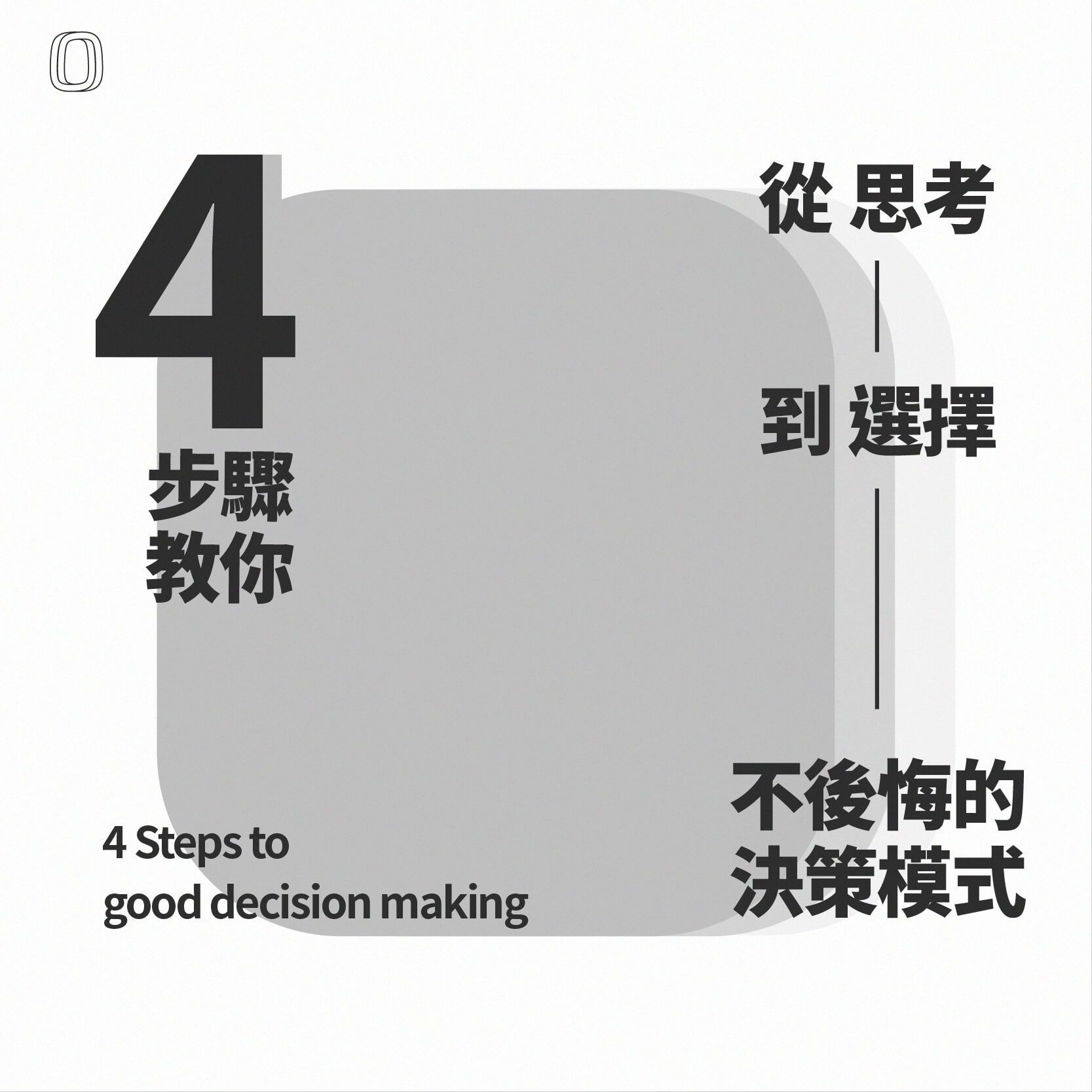 灰度認知,黑白決策